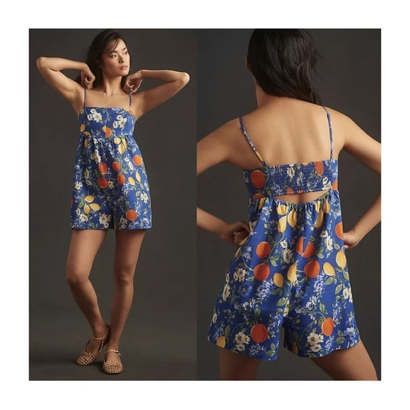 Worn once: Anthropologie Corey Lynn calter Sadie Romper - Picture 2 of 7